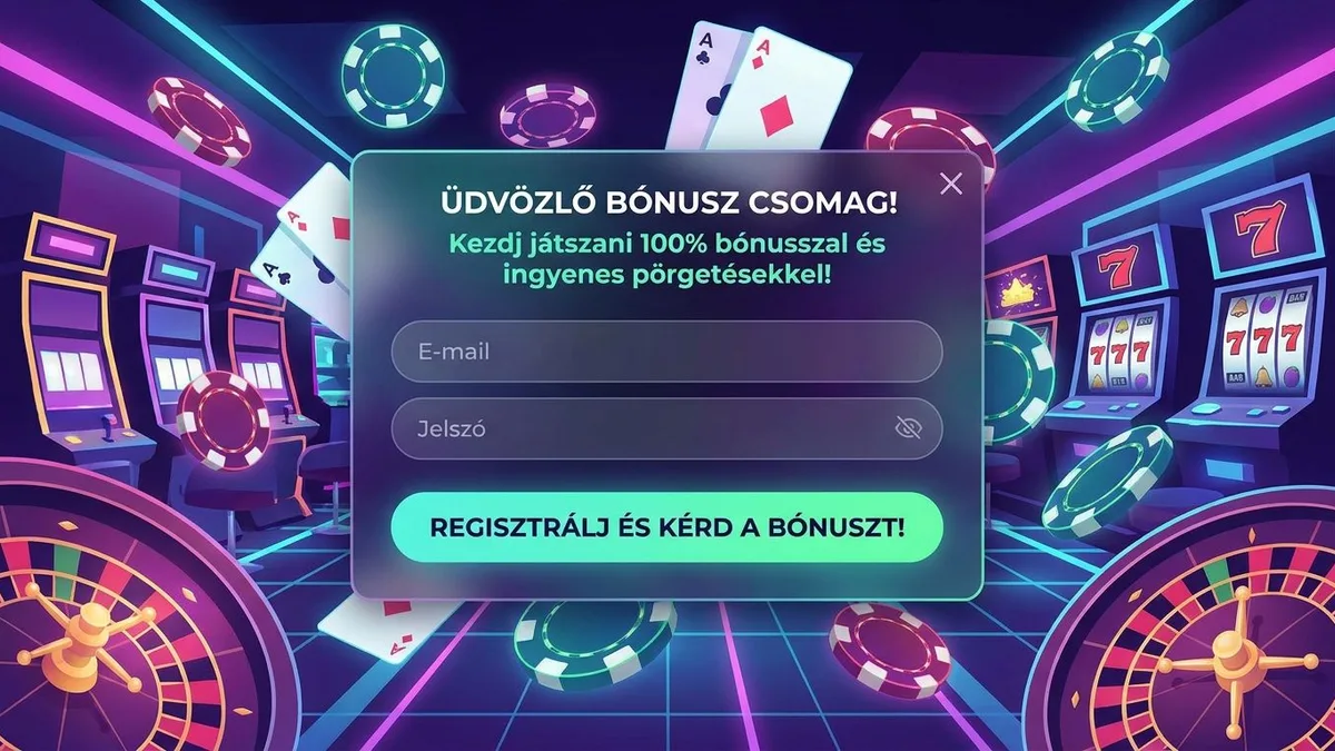 Regisztráció bónusszal